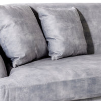 Julietta 4 Seater Sofa Haven Pewter