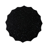 Lotus Black Stool 37x37x46cm