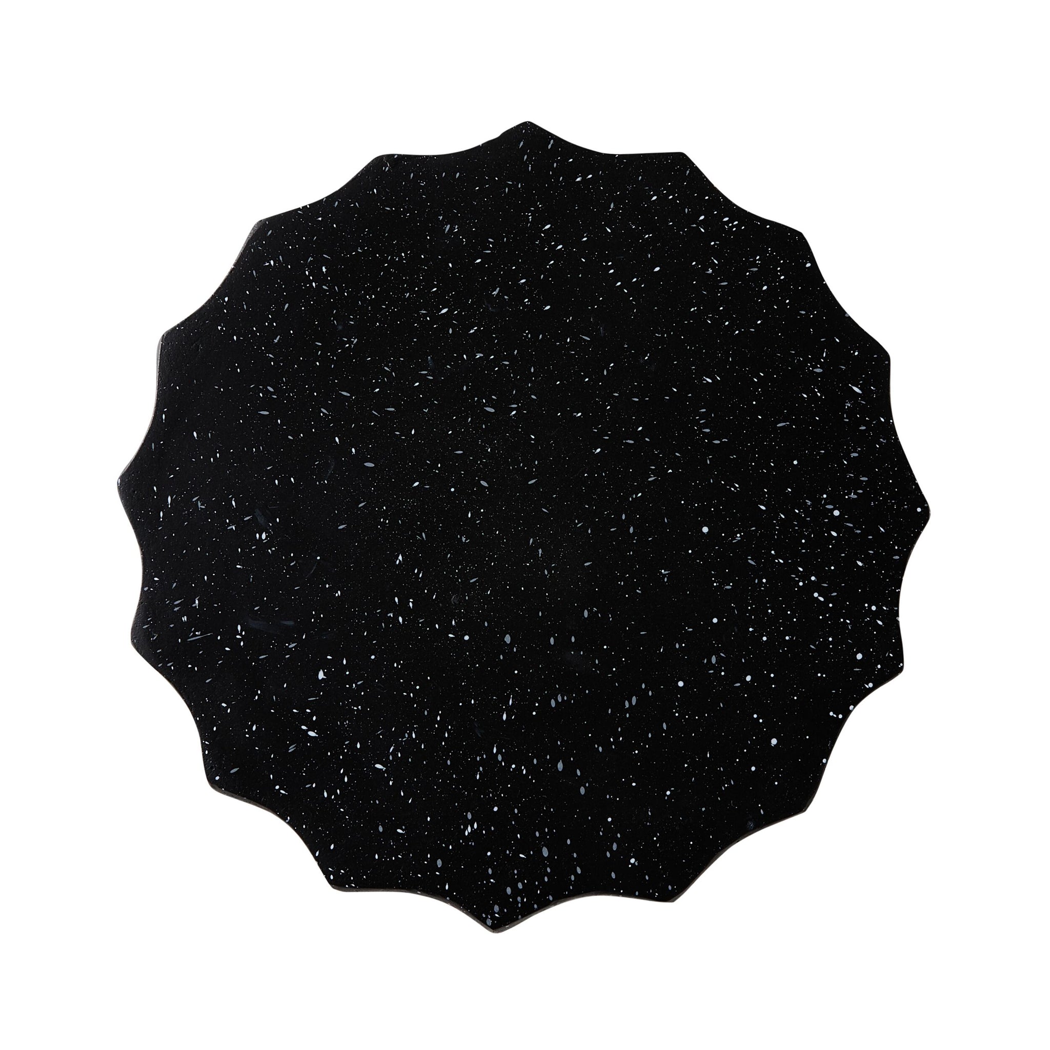 Lotus Black Stool 37x37x46cm