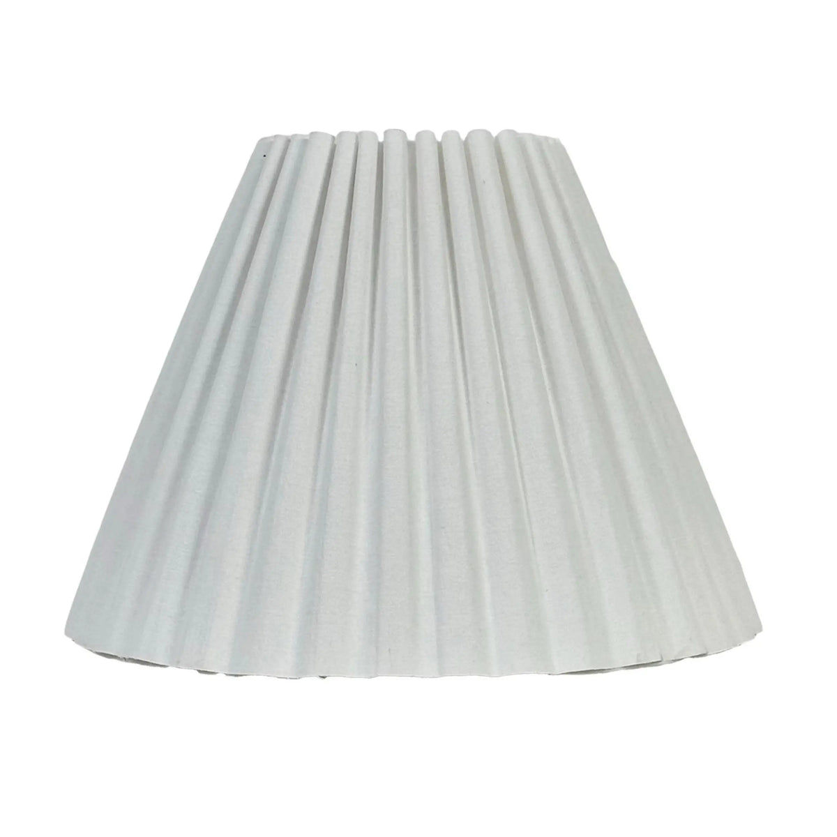 Isabella Pleated Tapered Shade White 25cm