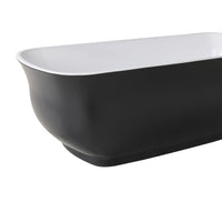 Messina Bath 1700mm Matte Black
