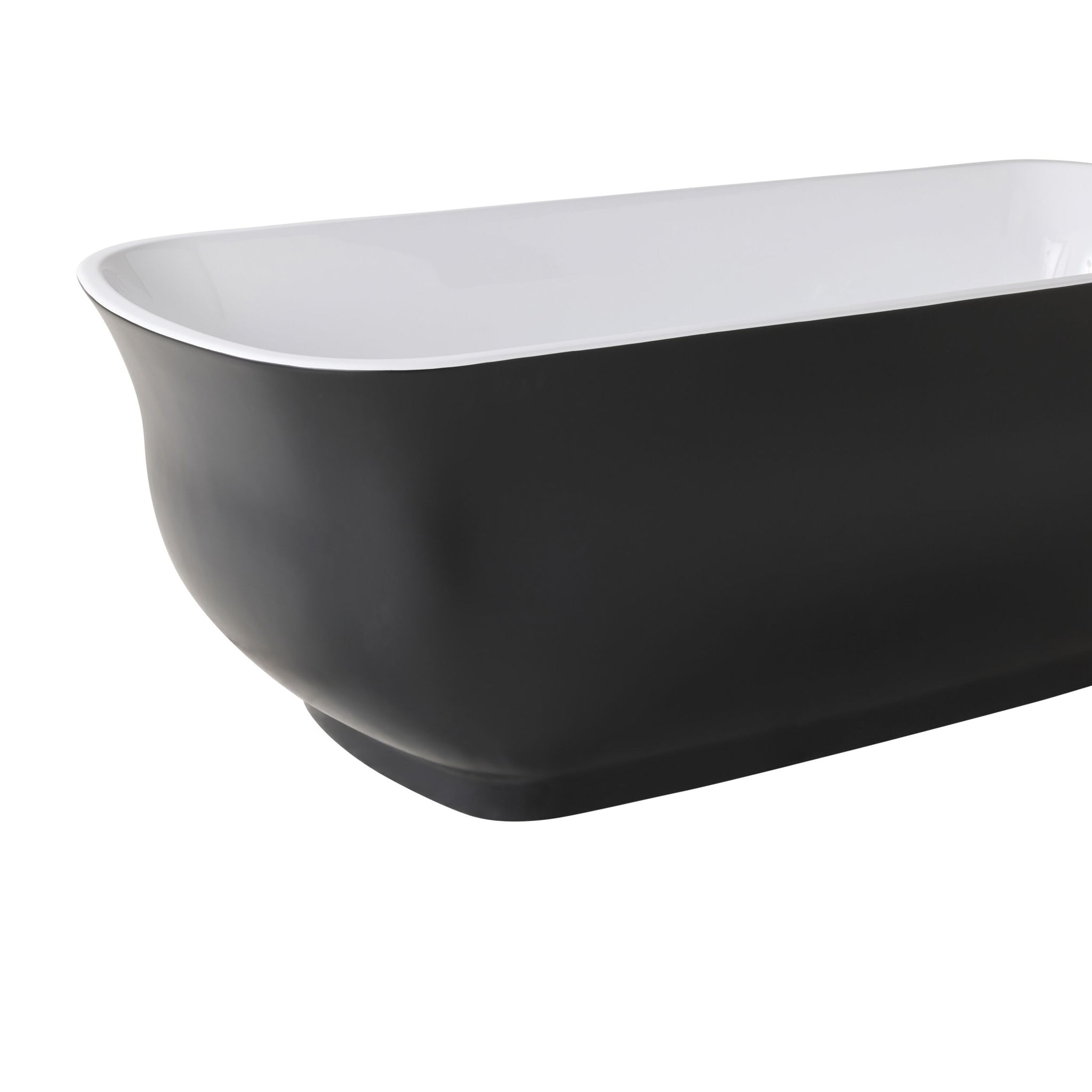 Messina Bath 1700mm Matte Black