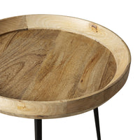 Luna Round Side Table Natural