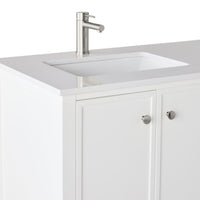 Liam Double Vanity White 1550mm