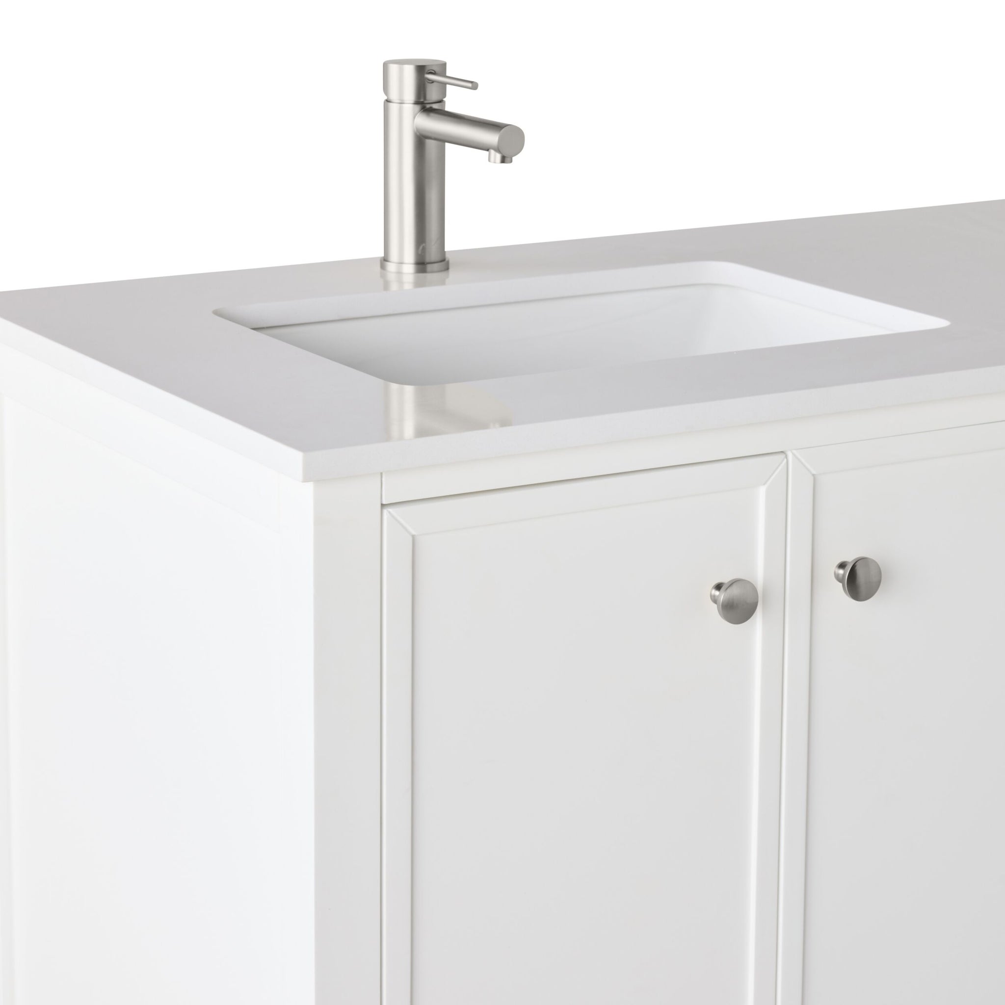 Liam Double Vanity White 1550mm