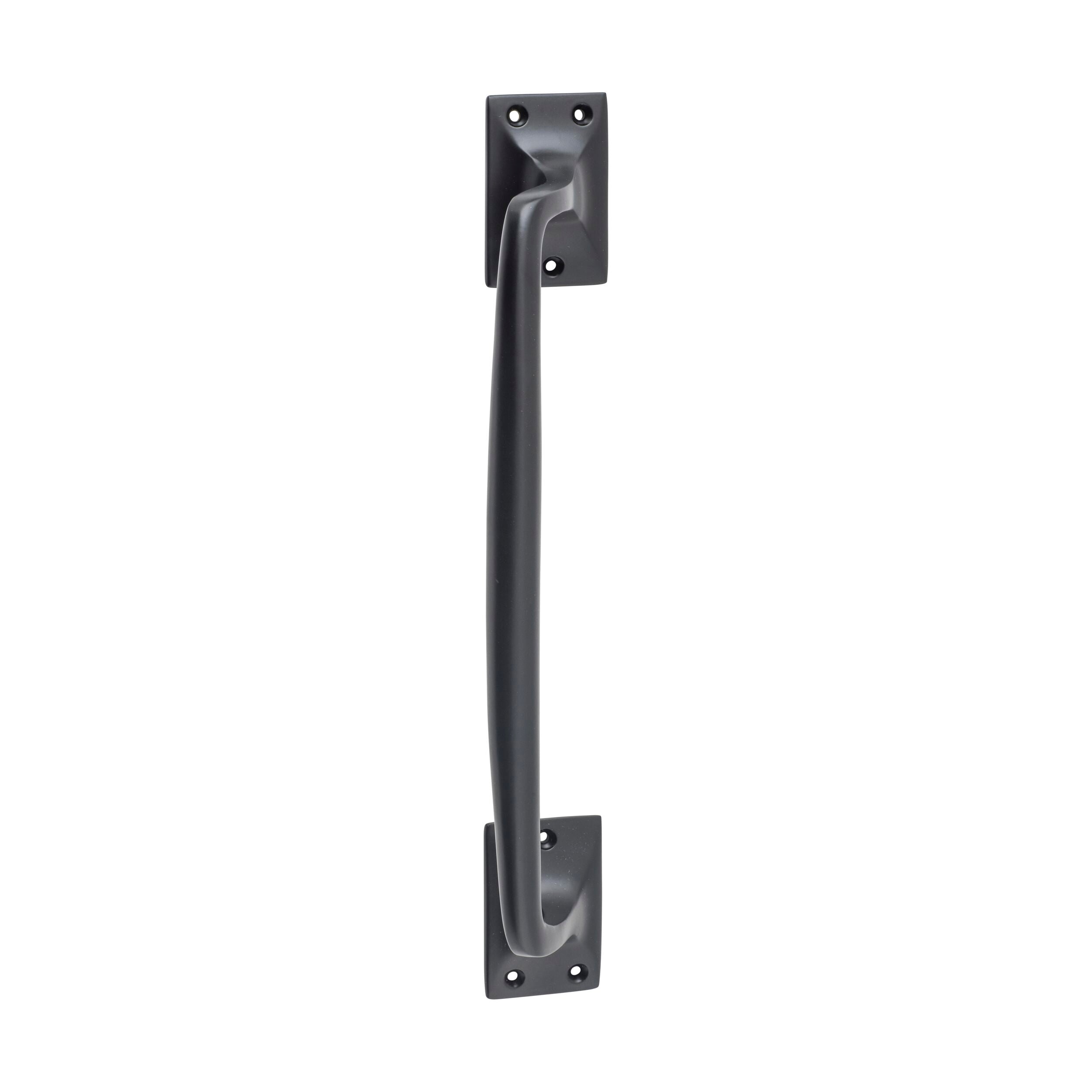 9672 Pull Handle Classic Offset Matte Black H305xW42xP60mm