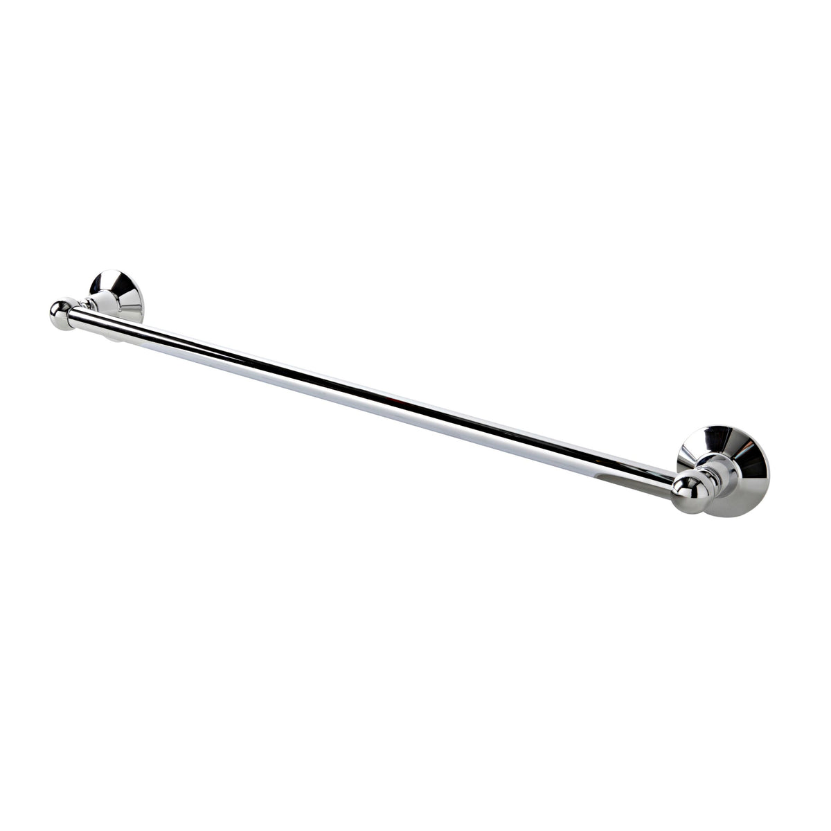 Oxford Single Towel Rail 600mm Chrome