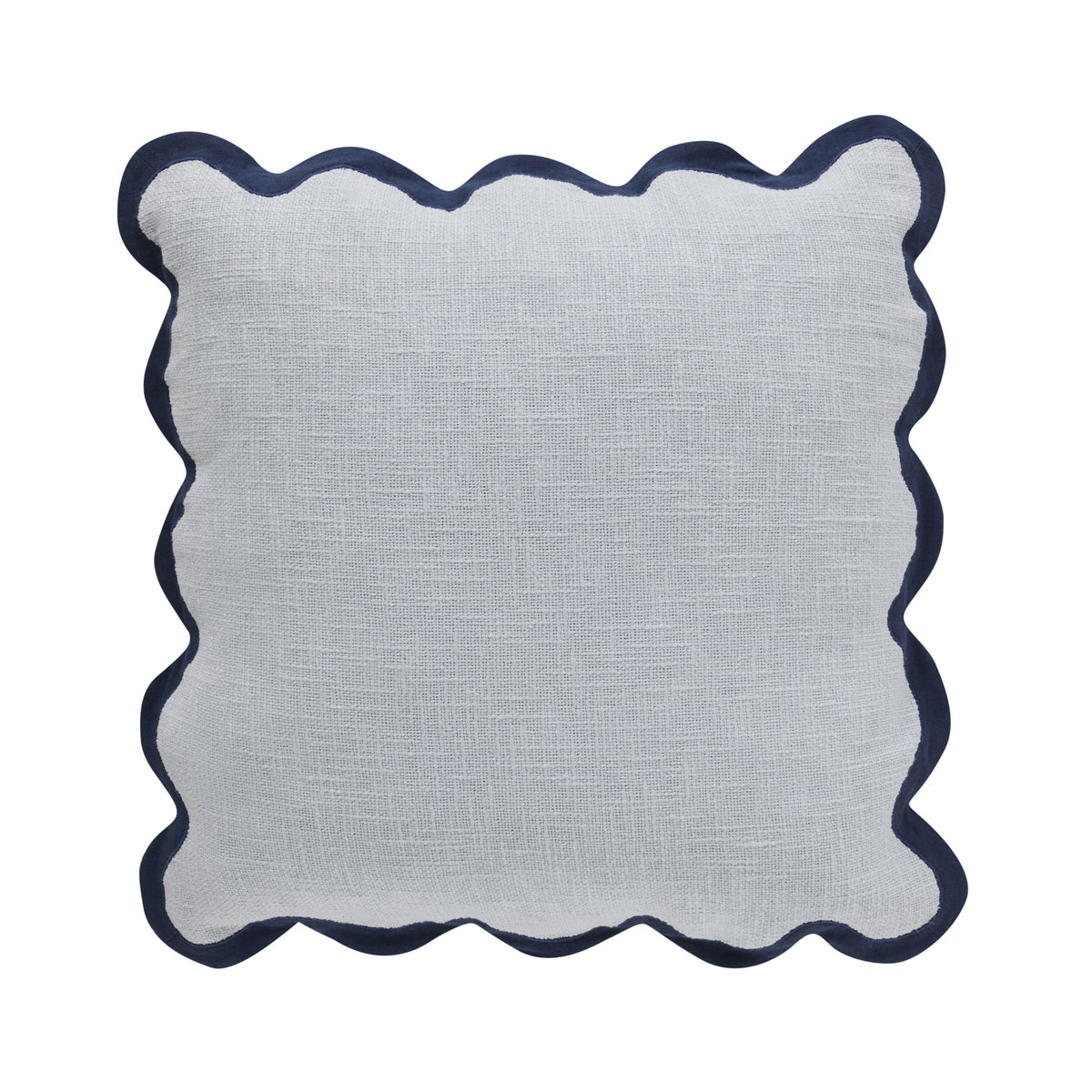 Emmie Scalloped Cushion Blues 50x50cm