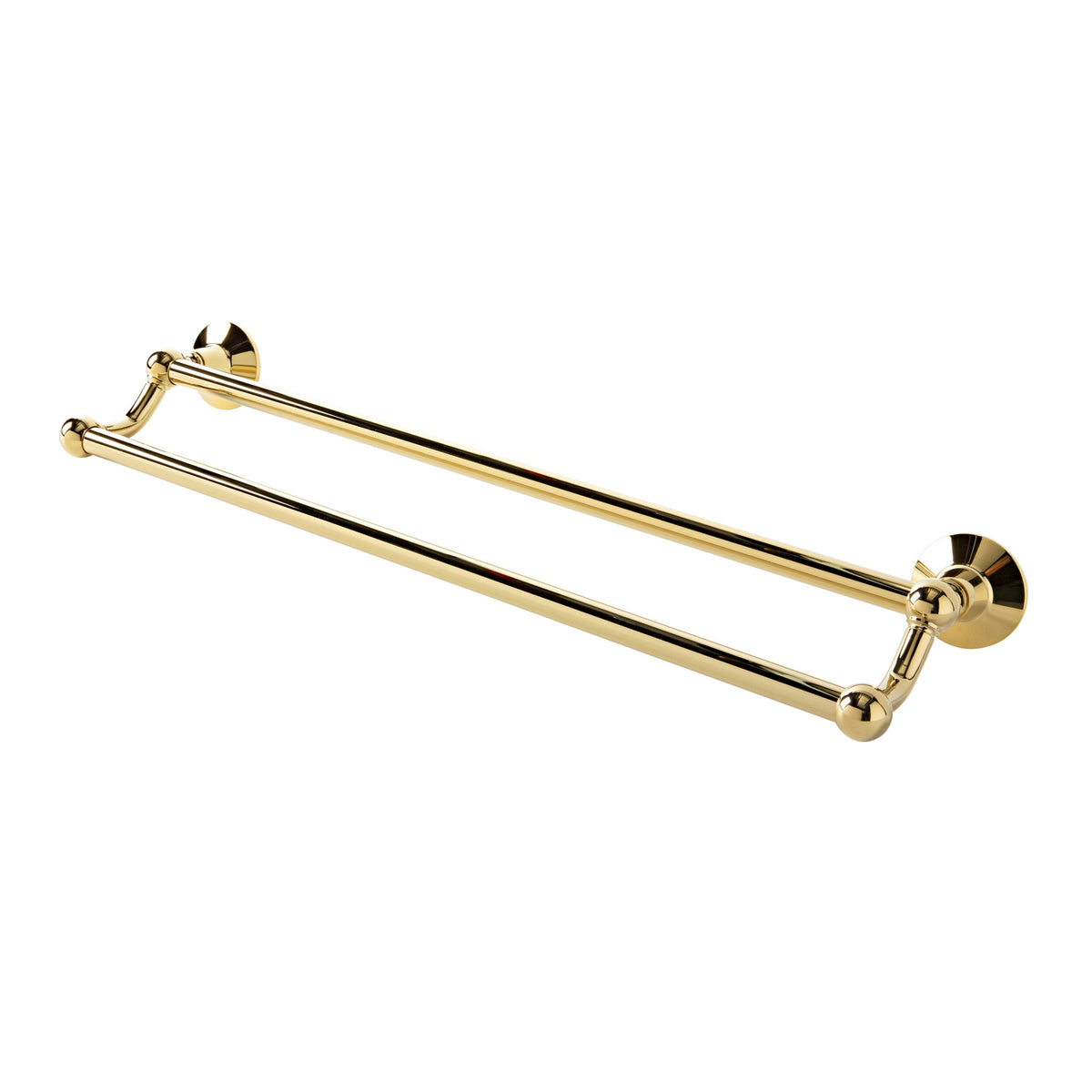 Oxford Double Towel Rail 600mm PVD