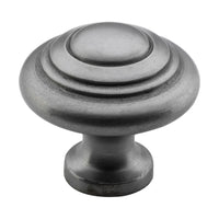 3683 Cupboard Knob Domed Iron Polished Metal D32xP29mm