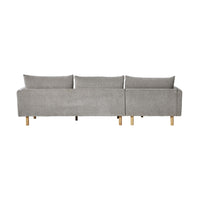 Austin 3 Seater Sofa with Left Hand Chaise Cocoon Fog