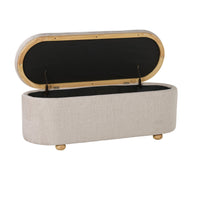 Sallie Storage Bench Aura Pecan