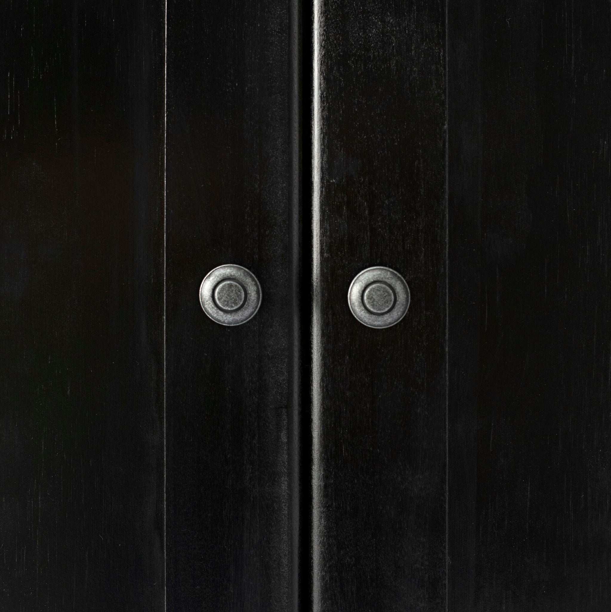 Armand 4 Door Library Shelving Unit 240 x 240cm Black