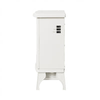Bromley Electric Fireplace White