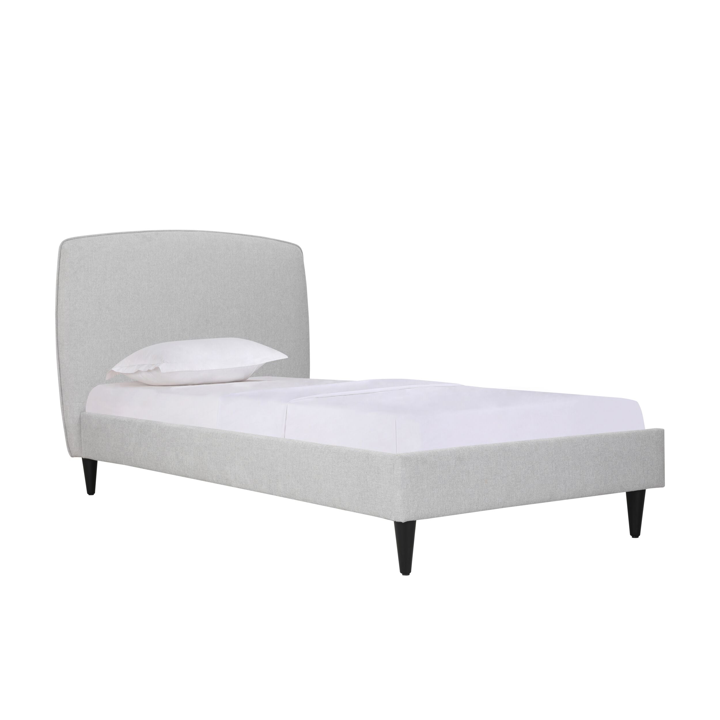 Riley Single Bed Light Grey