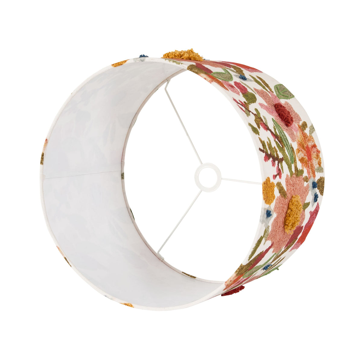 Embroidered Bloom Shade Multicoloured 45cm