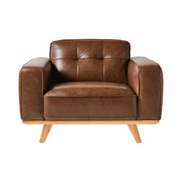 Carson Leather Armchair Dakota Mocha