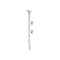 1728 Casement Stay Base Fix Large Chrome Plated L300mm