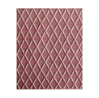 Modessa Lattice Shag Rug Berry 240x300cm