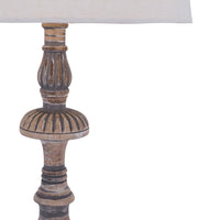 Azar Wooden Table Lamp 76.5cm