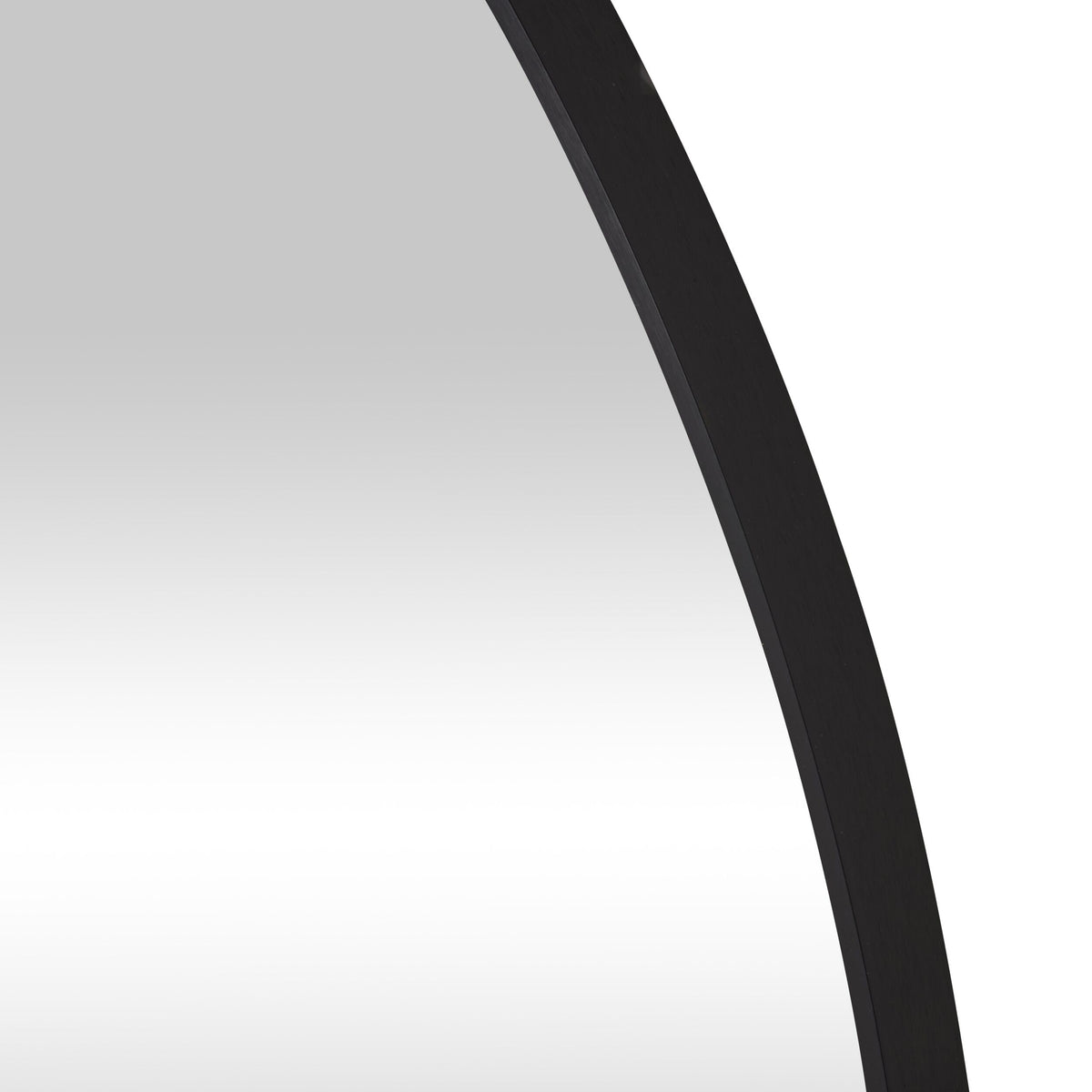 Ovale Arch Mirror 100x150cm Matte Black