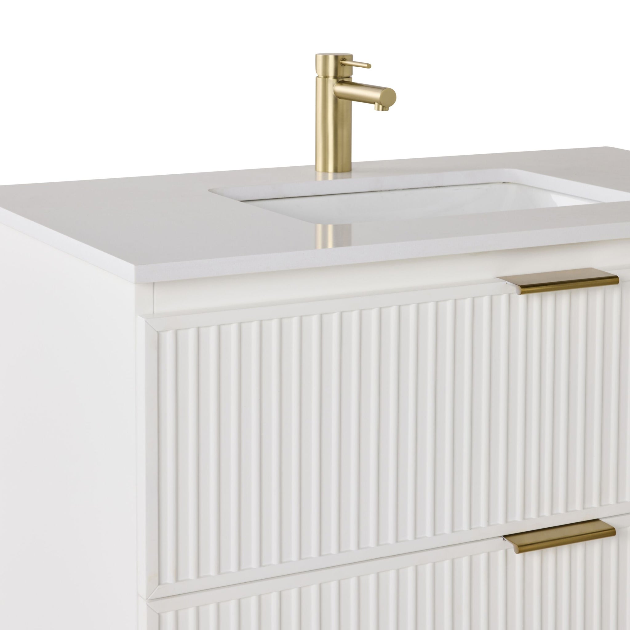 Lennox Single Vanity White 940mm