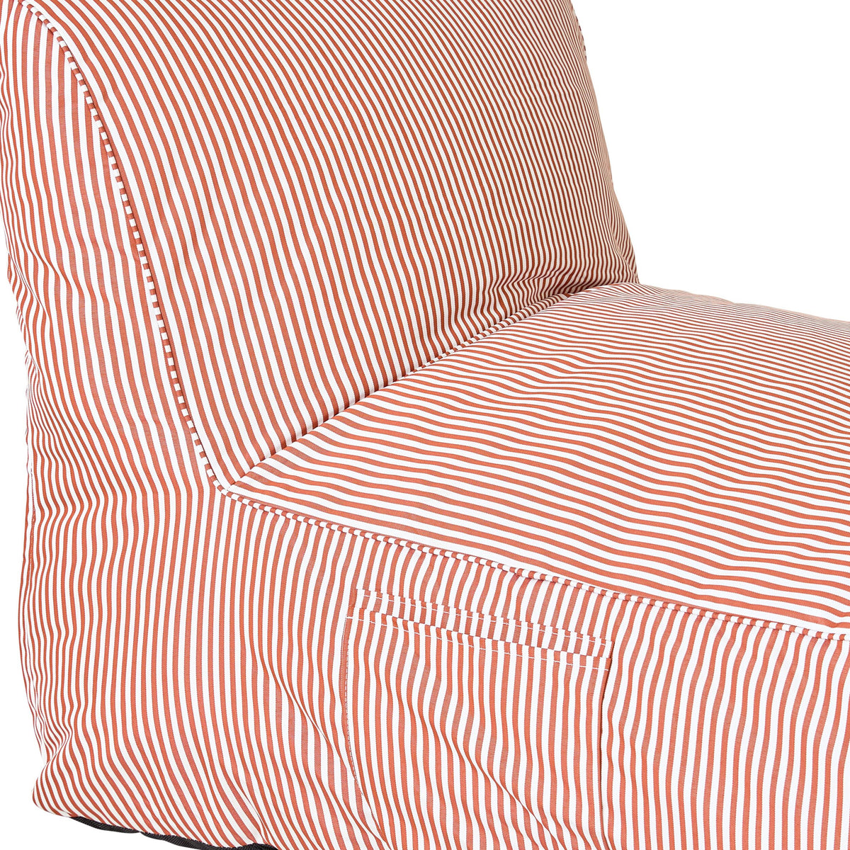 Jax Foam Filled Lounger Orange Stripe