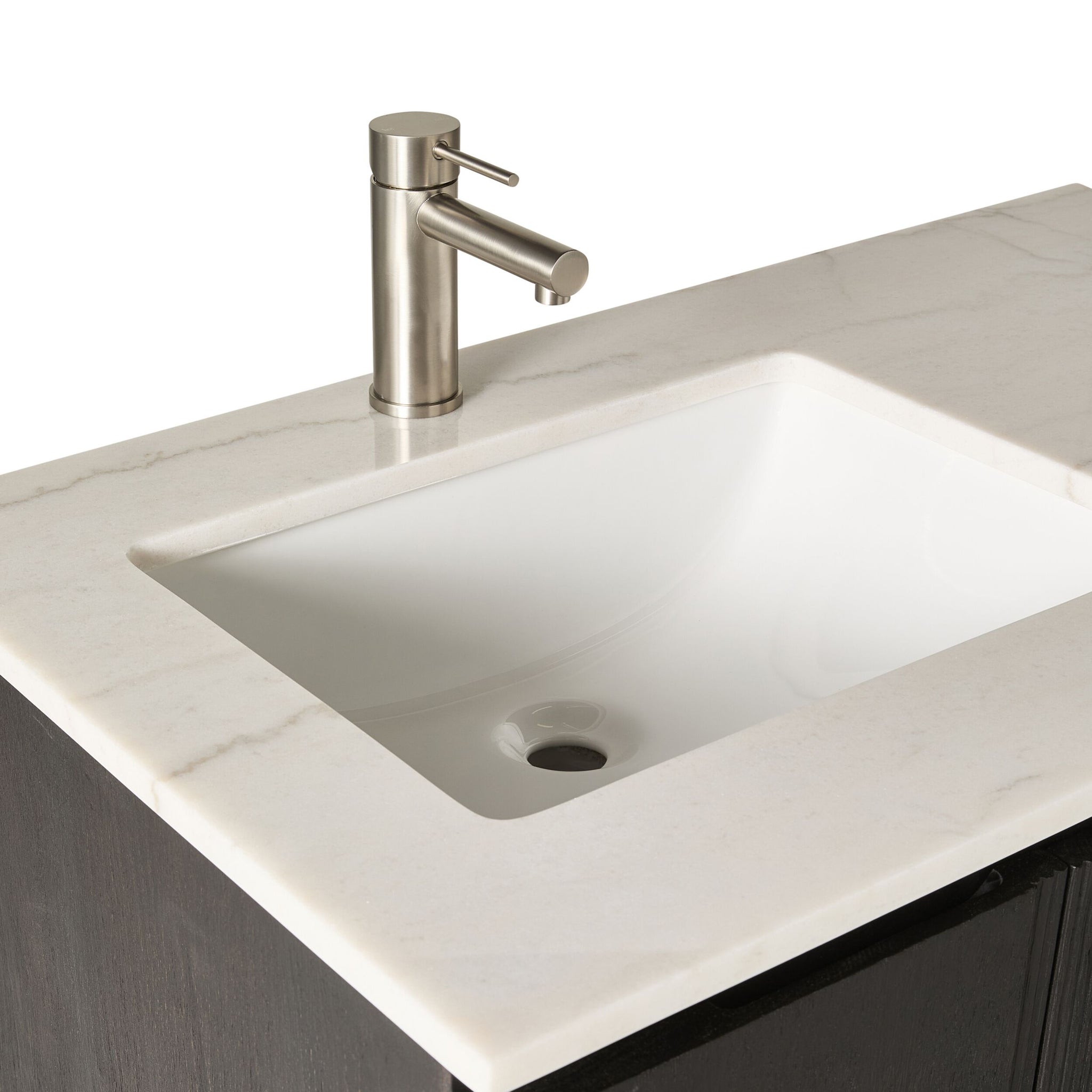 Ezra Single Bathroom Vanity Mahogany with Stone Top 910mm Package