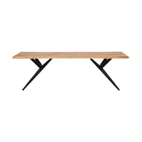 River Live Edge Timber Dining Table 240cm