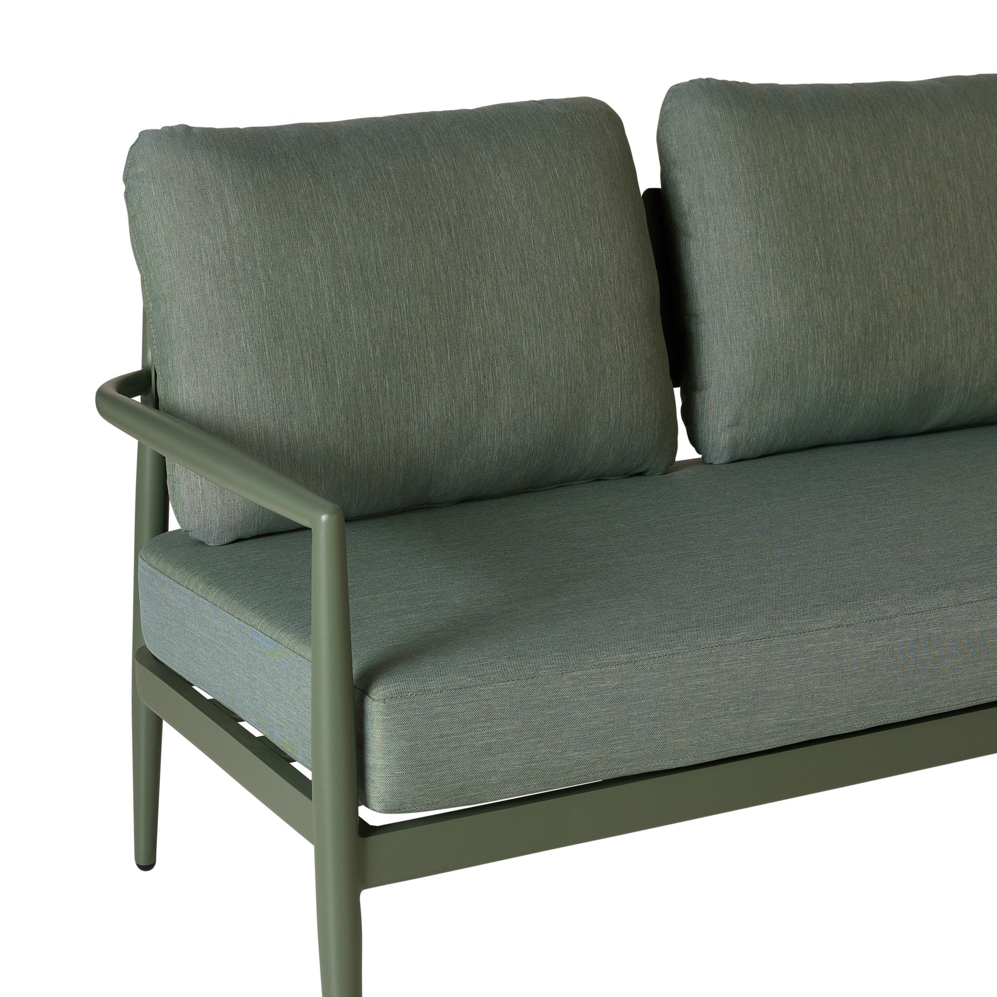 Poppie 3 Seater Sofa Chambray Green