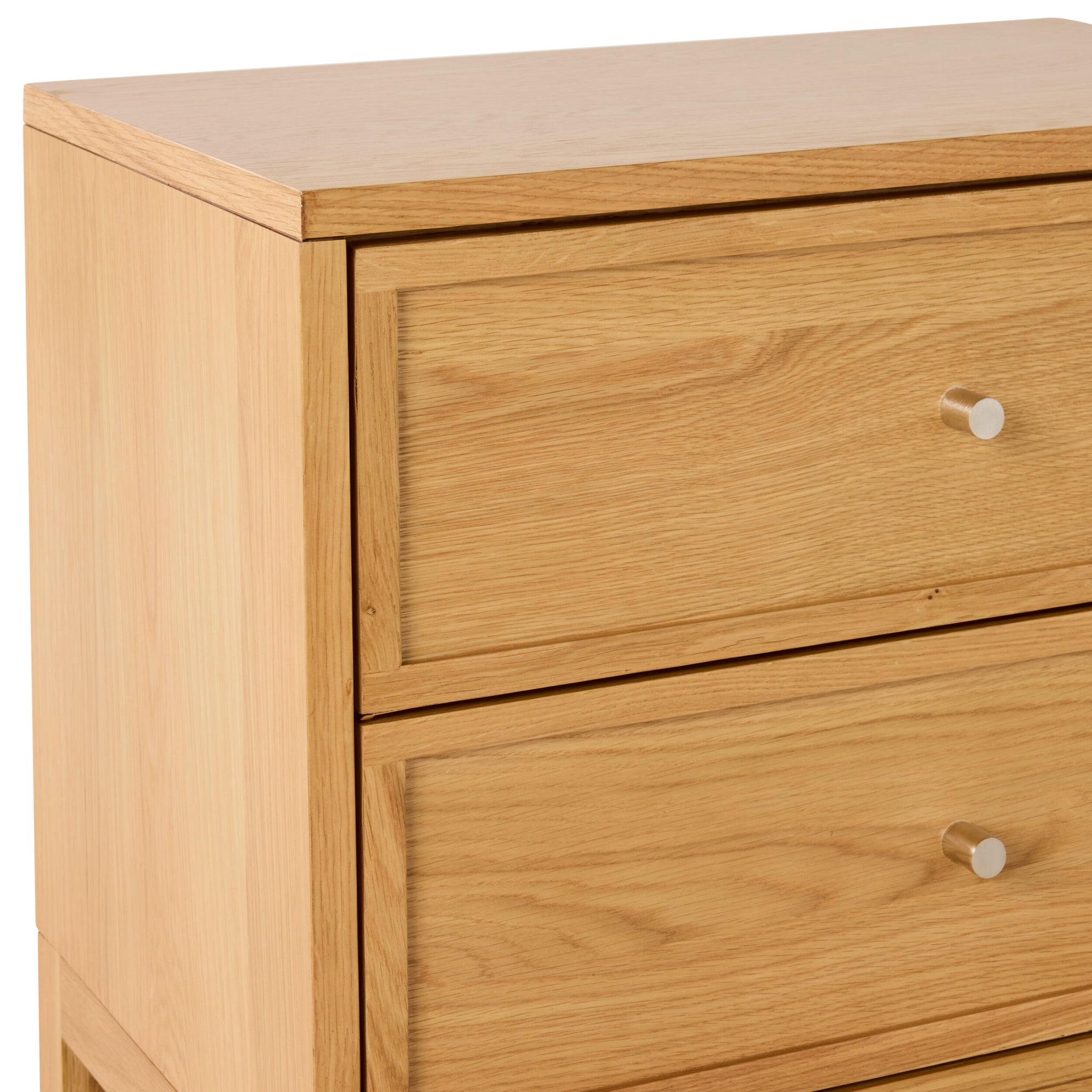 Avalon Small 2 Drawer Bedside Light Oak