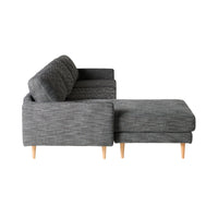 Boden 3 Seater Sofa with Reversible Chaise Alaska Charcoal