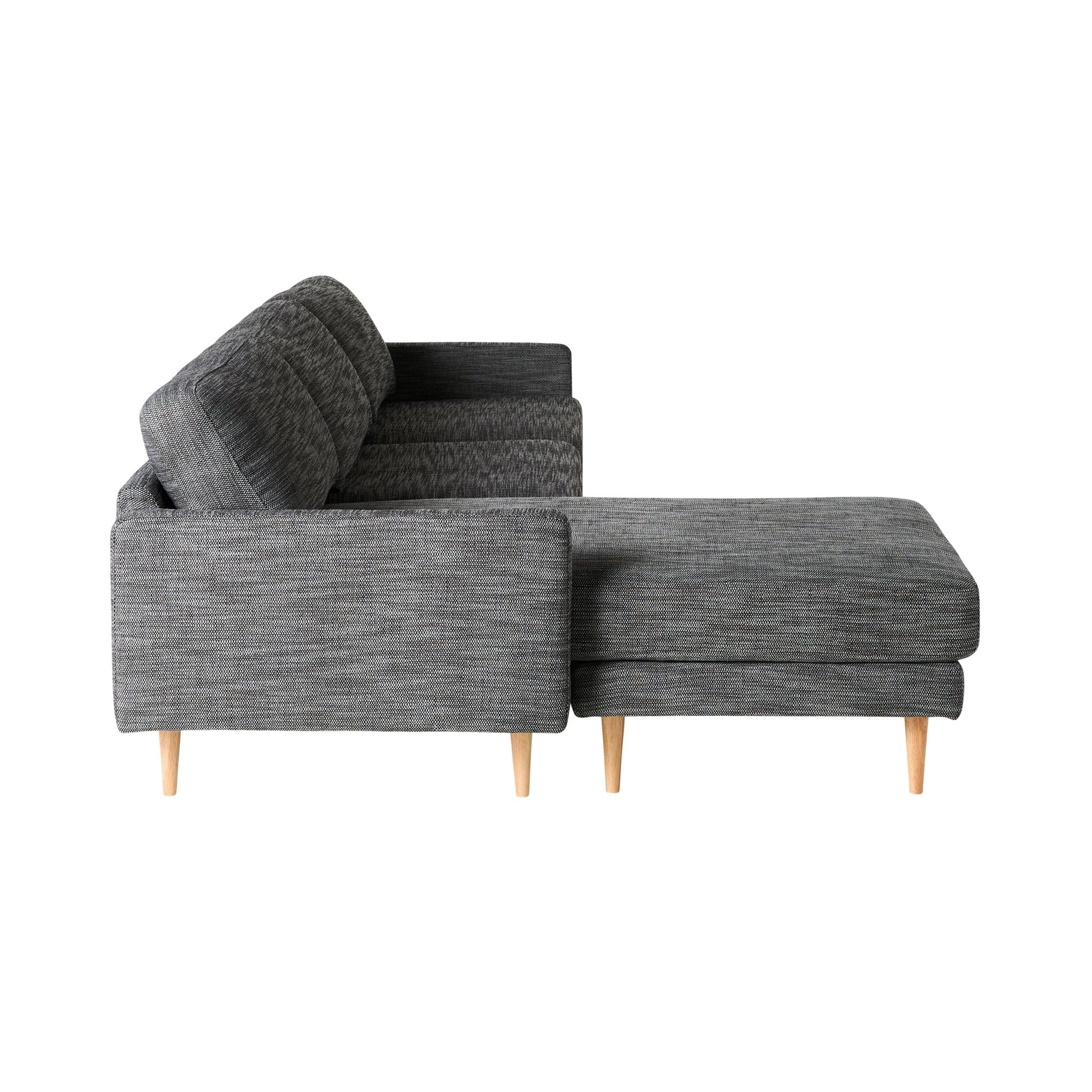 Boden 3 Seater Sofa with Reversible Chaise Alaska Charcoal