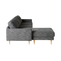 Boden 3 Seater Sofa with Reversible Chaise Alaska Charcoal