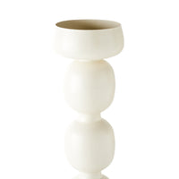 Amarra Planter Pedestal White 34x34x101cm