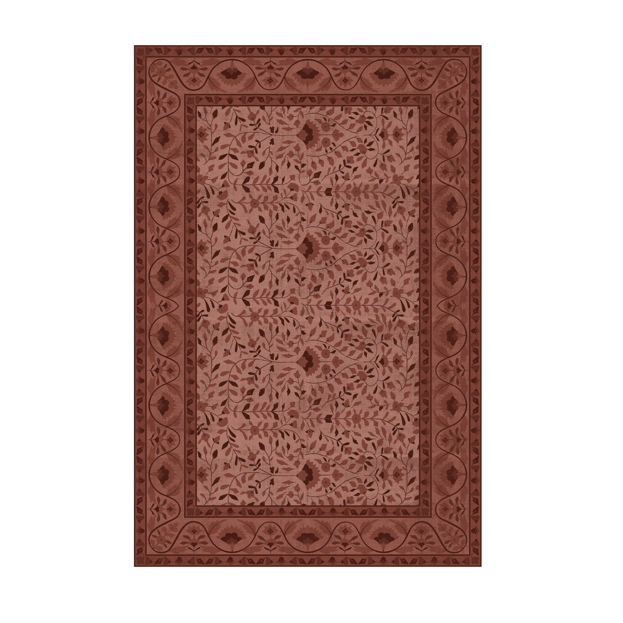 Roselle Silky Soft Washable Doormat Sangria 60x90cm