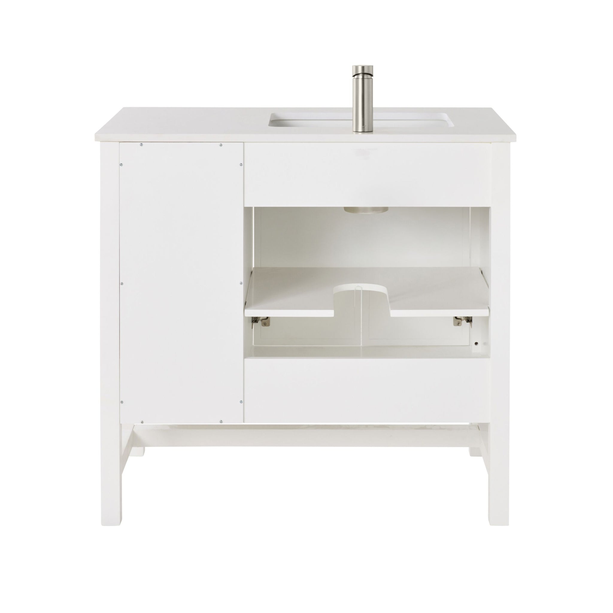 Liam Single Vanity White 940mm