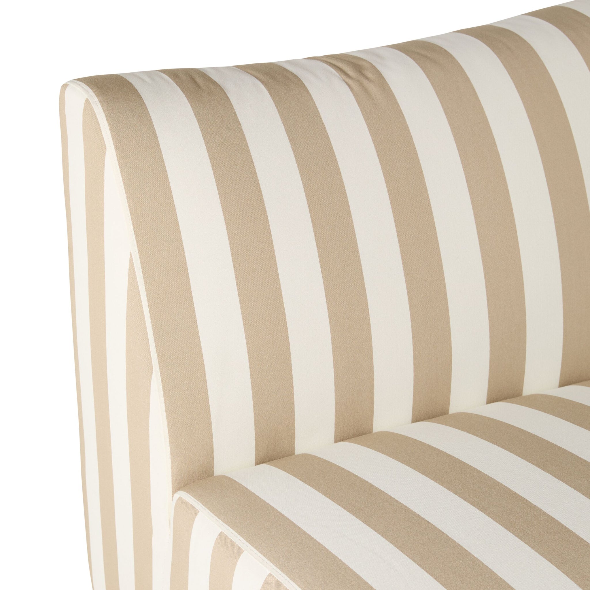 Bowie Occasional Swivel Chair Taupe Stripe
