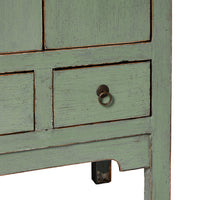 Sansha Narrow Wedding Cabinet Sage Green