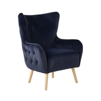 Amira Occasional Chair Velvet Indigo