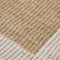 Alhambra Border Jute Rug Wheat 150x240cm