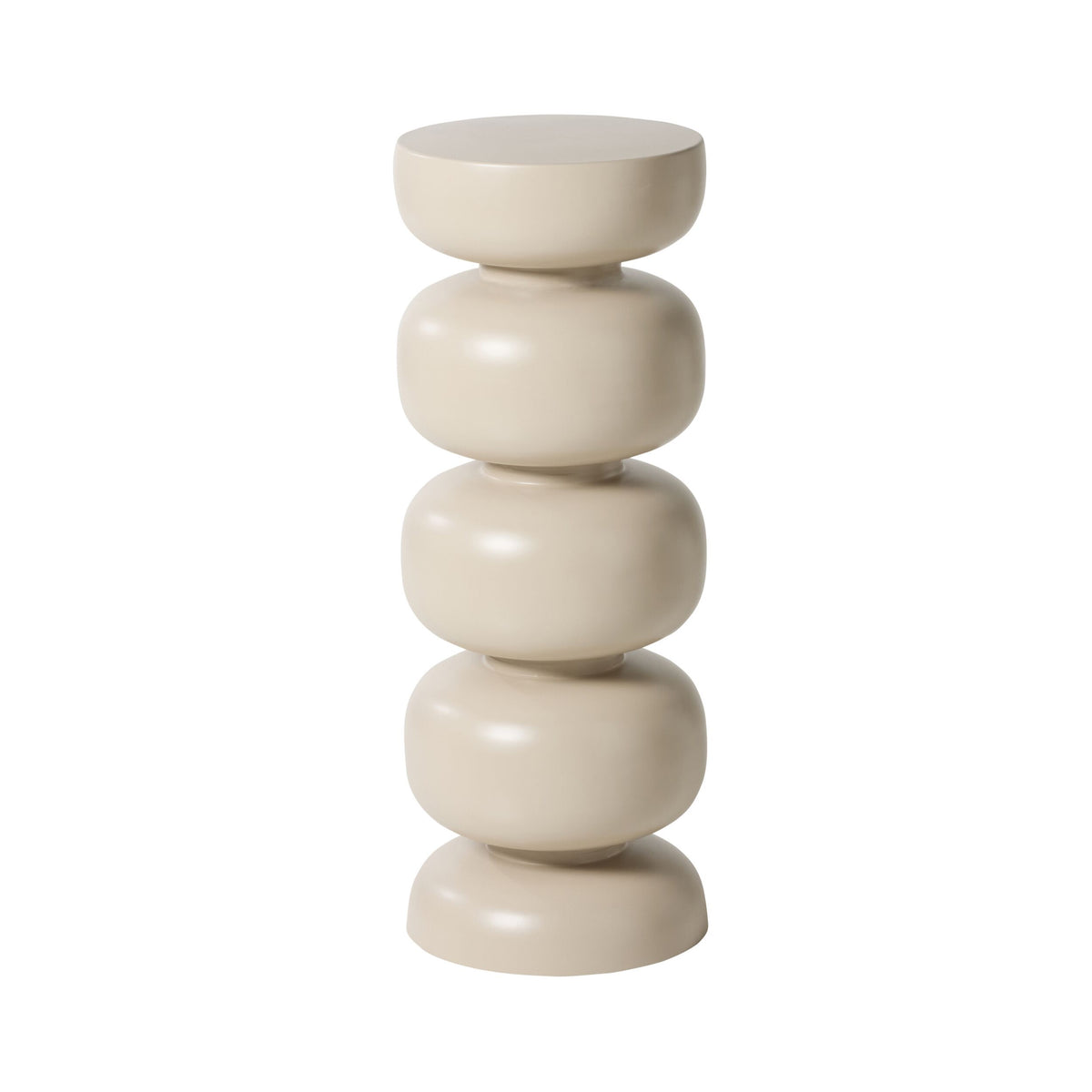 Amarra Pedestal Plant Stand Taupe 78cm