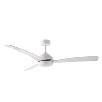 Moreton Indoor/Outdoor DC Ceiling Fan with Remote - White 132cm