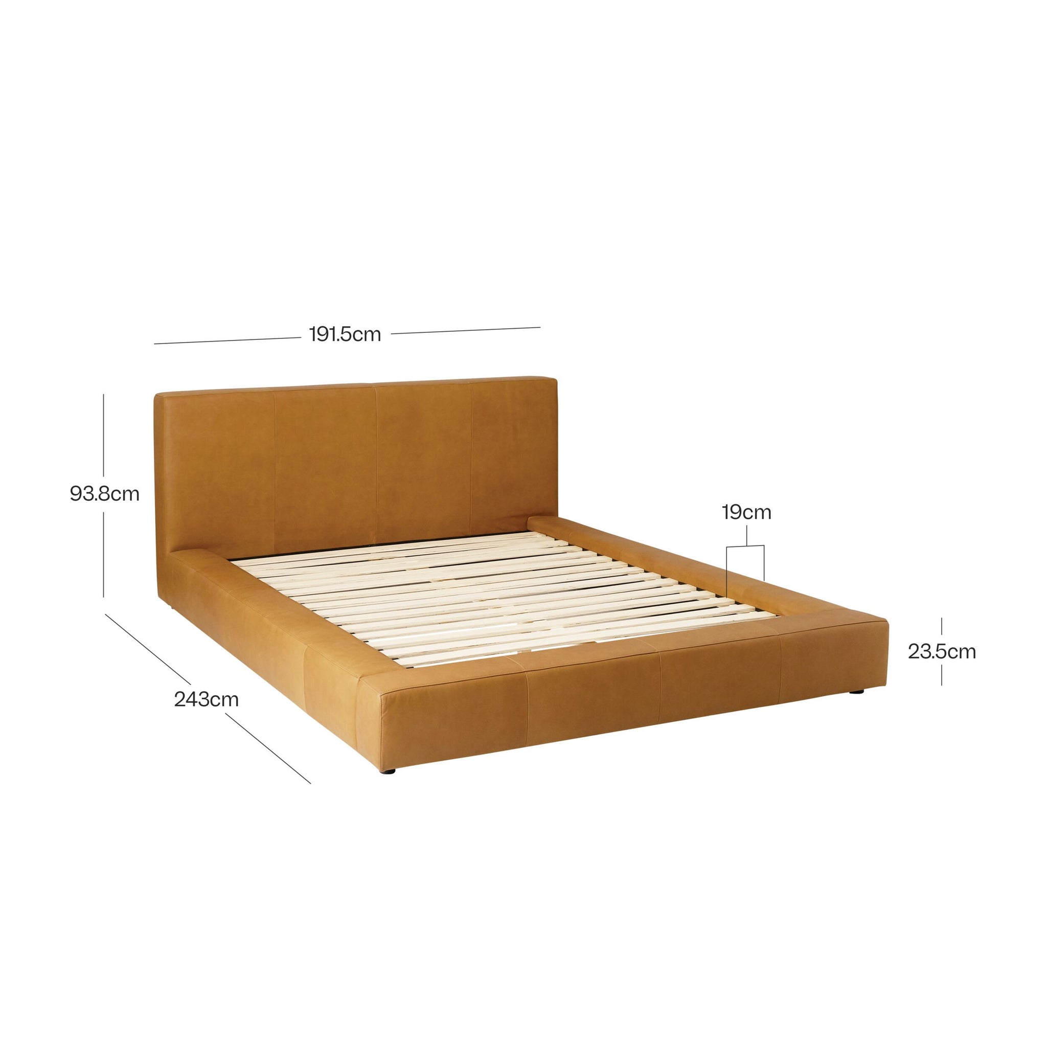 Chelsea Leather Queen Bed