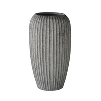 Ortiz Ribbed Tall Ceramic Vase