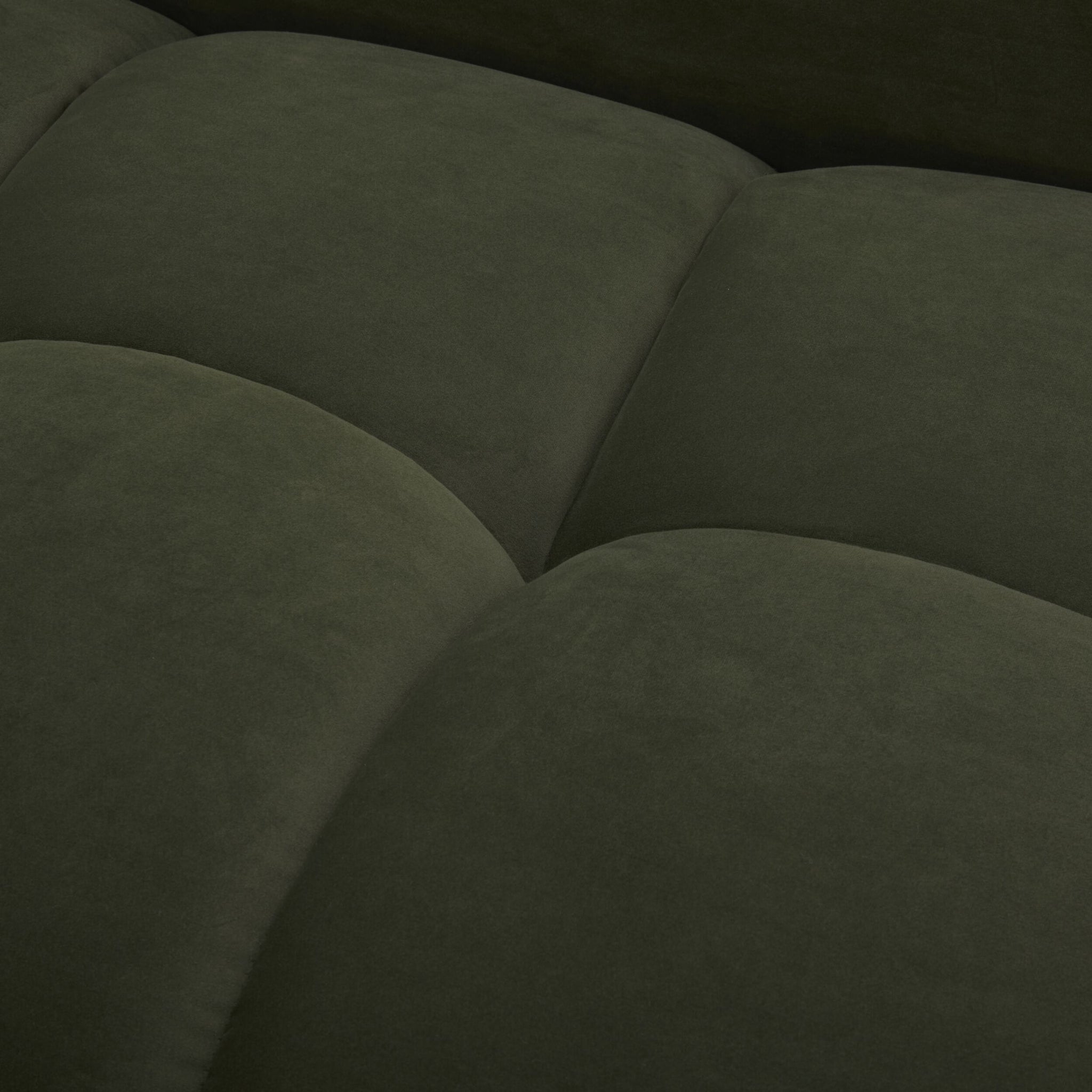 Alexis 2.5 Seater Velvet Sofa Eucalyptus