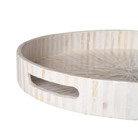 Samal Capiz Round Tray