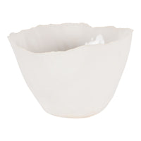 Floriana Organic White Bowl 10X9.5X7Cm