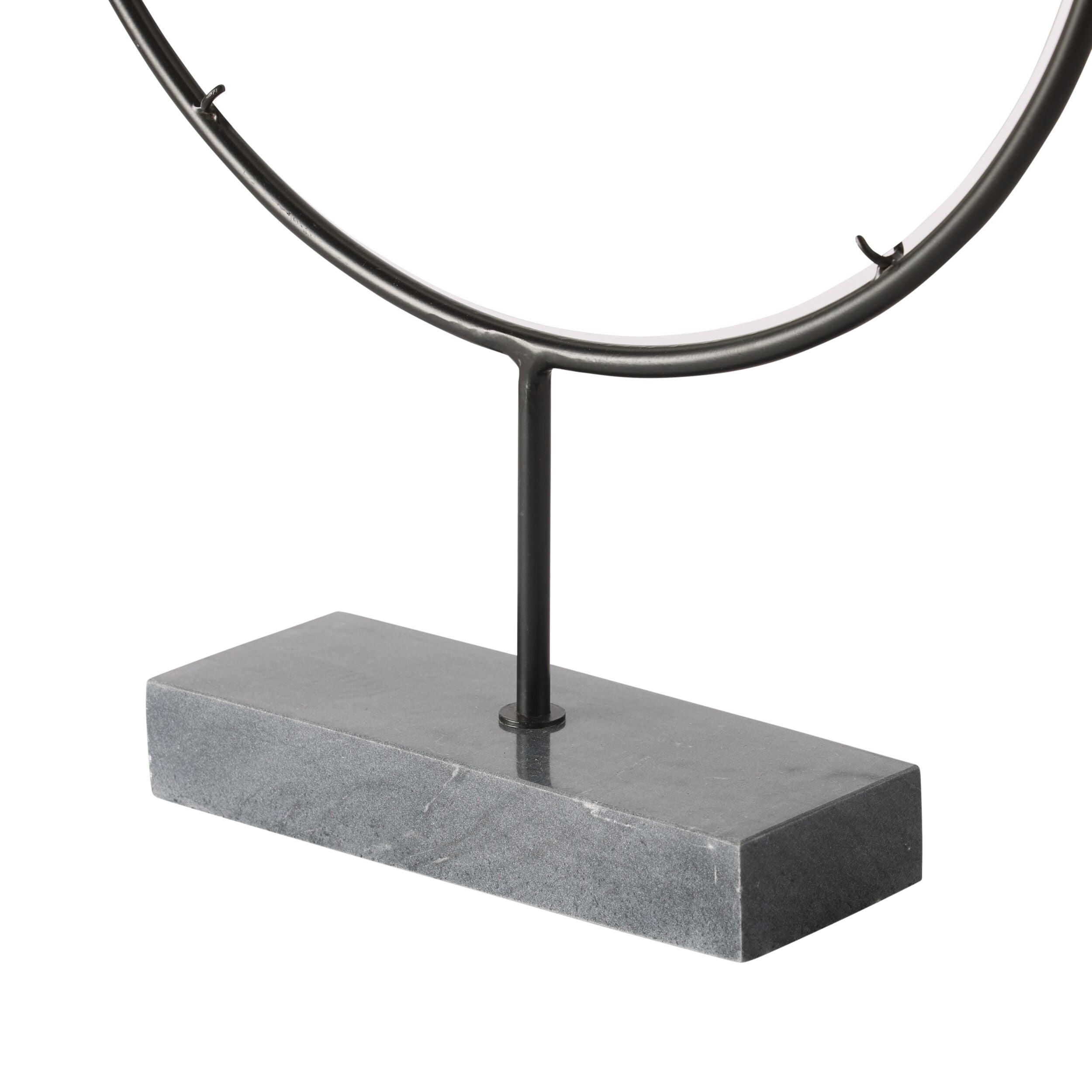 Round Marble Disk On Stand 57cm