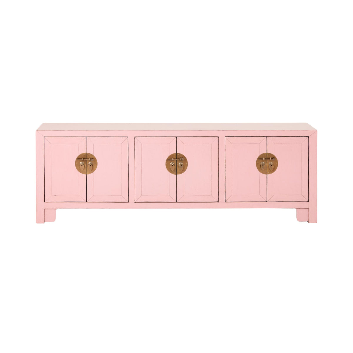 Sansha 6 Door TV Unit Blush Pink
